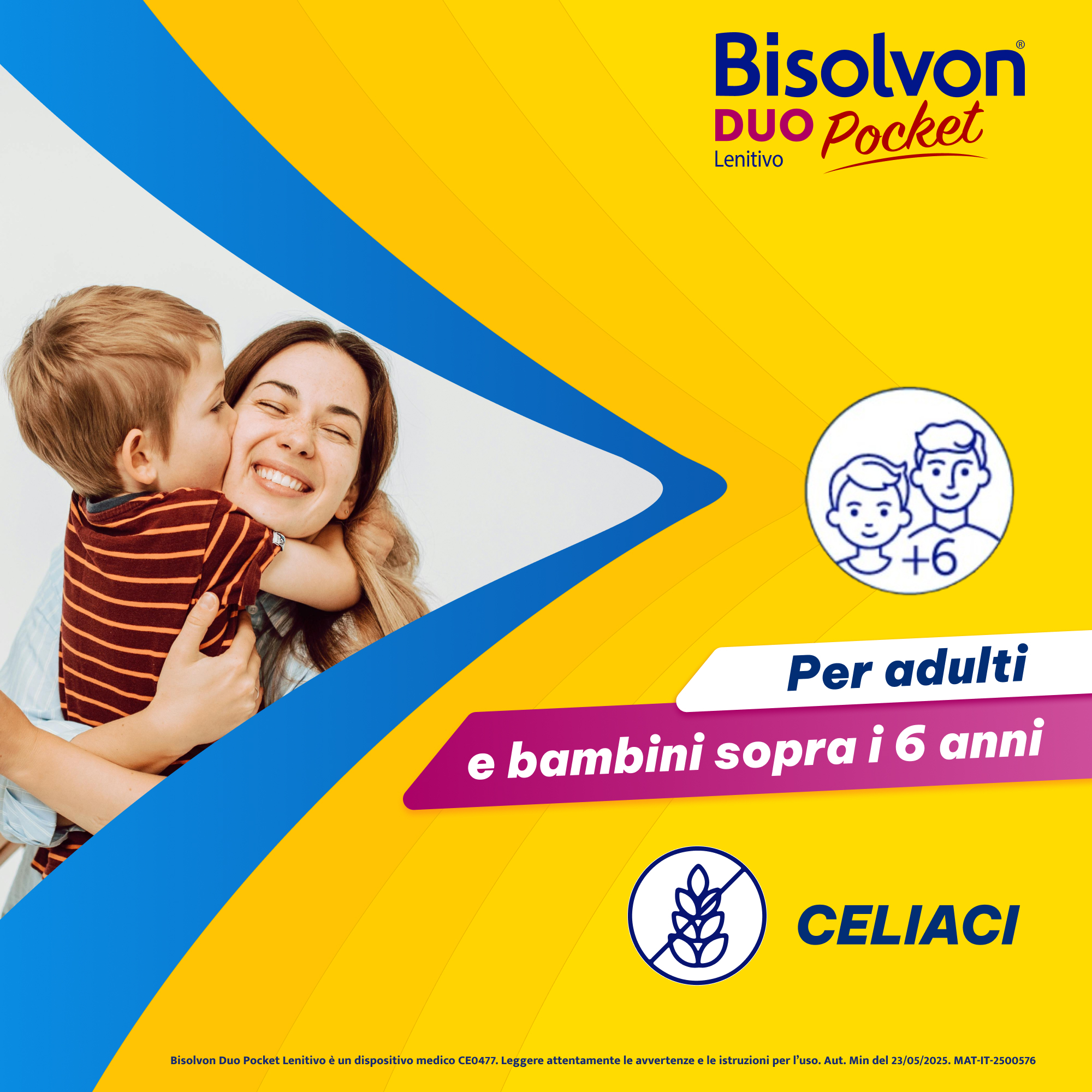 Bisolvon Duo Pocket 12 Bustine Modose - Sciroppo Per Tosse, Grassa E Gola Irritata Adulti E Bambini (6+)